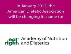 American Dietetic Association Dapat Nama Baru