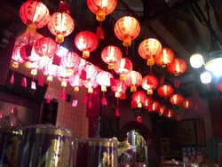 Bertabur Doa di Vihara Xin Tek Bio, Pasar Baru