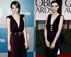 10 Aktris Berbusana Terbuka di Golden Globe 2012