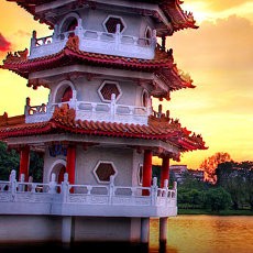 Singapura Tak Cuma Orchard, Coba Chinese Garden