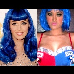 Ramai-ramai Tampil Mirip Katy Perry