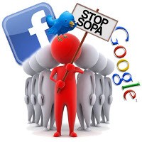 Protes SOPA, Facebook dan Twitter Tak Ikut Blackout 