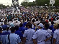 Buruh Blokir Tol Cikampek