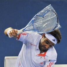 Djokovic cs Komentari Aksi Ganyang Raket Baghdatis