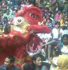 Libur Imlek, Pengunjung Taman Safari Dihibur Barongsai