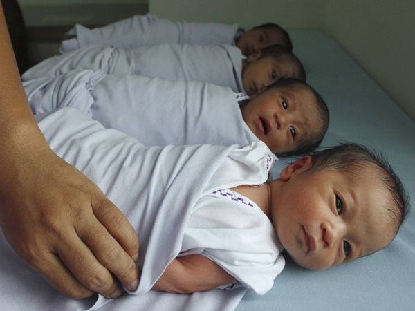 Bayi Kembar 4 Lahir di Medan
