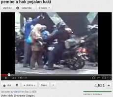 Perempuan Misterius di Youtube Contoh Simpatik Tuntut Hak Pedestrian