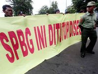 TNI Amankan Demo Ricuh Lahan SPBG