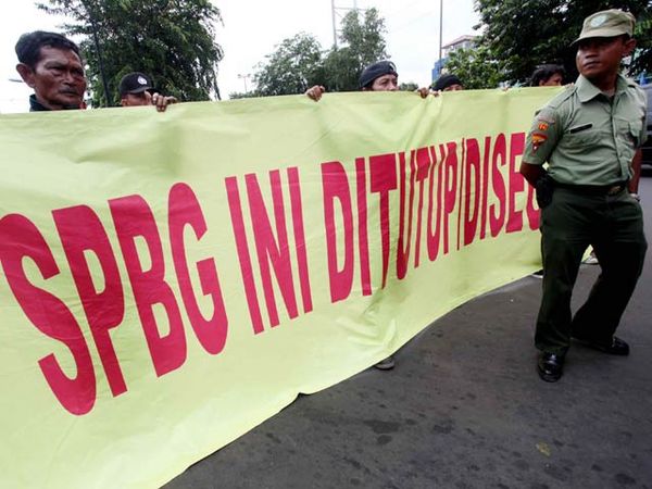TNI Amankan Demo Ricuh Lahan SPBG