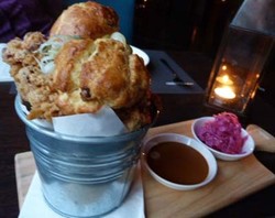Yang Ini Fried Chicken Parmagiano Biscuit!