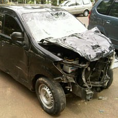 Lokasi Tragedi Tugu Tani Jadi Tontonan Warga