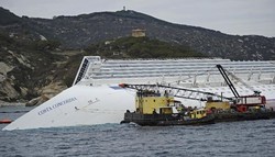 Pencarian Korban Kapal Costa Concordia Dihentikan