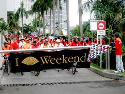 I Love Weekend Olah Raga Sambil Beramal 