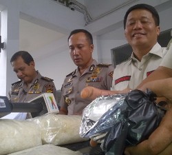 Bekuk Jaringan Narkoba Internasional, Polda Sita 55 Kg Sabu 