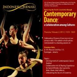 Seminar Tari Jadi Pemanasan Indonesia Dance Festival 2012