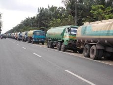 Ratusan Sopir Truk di Asahan Mogok, Minta Penampungan CPO Ilegal Diberantas