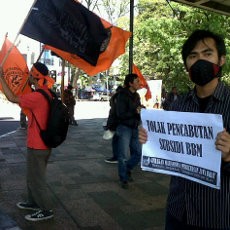 Gema Pembebasan Tolak Pembatasan BBM Bersubsidi
