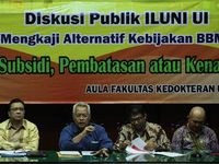 Iluni Bahas Pembatasan Subsidi BBM