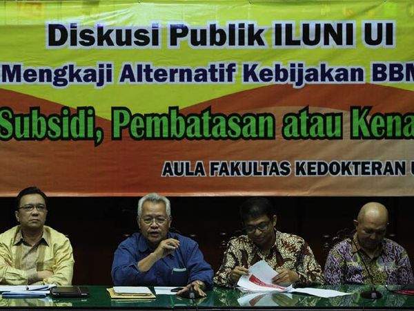 Iluni Bahas Pembatasan Subsidi BBM
