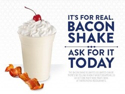 Sluuurp... Milkshake Rasa Bacon!