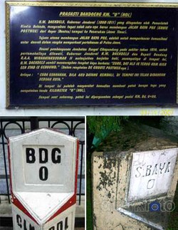 Patok Nol Kilometer di Bandung Jadi Paket Wisata yang Dijual