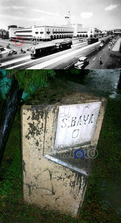 Patok Nol Kilometer Bandung Berprasasti, Surabaya Terabaikan