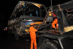 Masih Saksi, Kernet Bus Karunia Bakti Diamankan di Polres Bogor