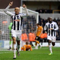 WBA Gasak Wolves 5-1