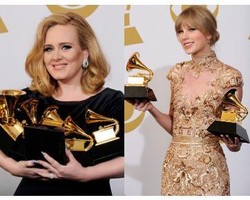 Adele & Taylor Swift Sukses Borong Piala Grammy Awards 2012