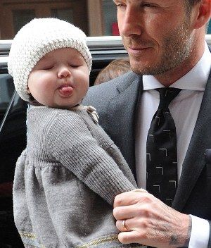 Putri David Beckham Melet-melet