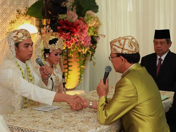 SBY Jadi Saksi Pernikahan Putri Menag