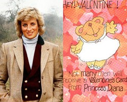 Kartu Valentine Putri Diana Dijual Rp 114 Juta