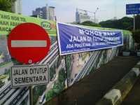Jalan Dr Satrio Ditutup Mulai 15 Februari-15 Maret