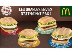 McDonalds Perancis Sajikan Burger Isi Keju Premium