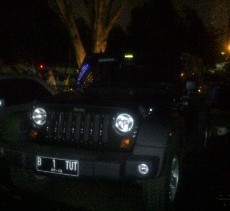 Polisi Sita Jeep Wrangler Sport Milik John Kei
