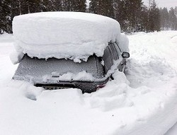 Pengendara Mobil Selamat Setelah Tertimbun Salju Selama 61 Hari