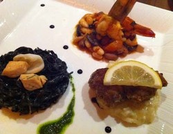 Veal Chop Milanese Style a la Carte Baru Sajian Scusa
