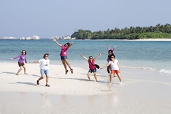 Hey.......ketemu Patrick di Pulau Pasir