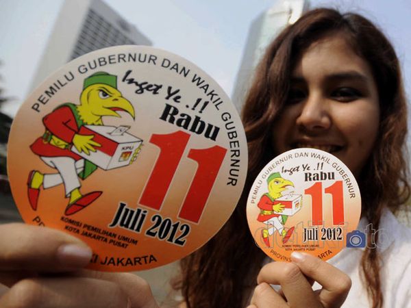 Gadis-gadis Seksi Kampanye Pemilukada DKI