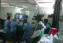 Saat Kateterisasi Jantung di RS Medistra Disiarkan Langsung ke India