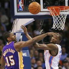 Durant 33 Poin, Thunder Atasi Lakers