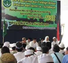 Jelang Unas, Ratusan Siswa SMP-SMA Ikut Istighosah