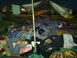  Pedagang Pasar Air Joman Demo Kantor Bupati Asahan