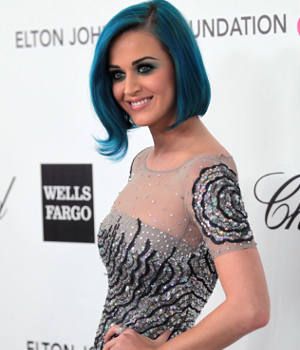 Rambut Biru Katy Perry