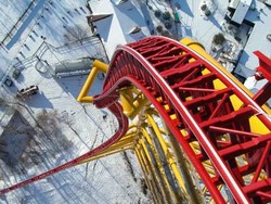 Gila! Ada Roller Coaster 128 Meter di Ohio