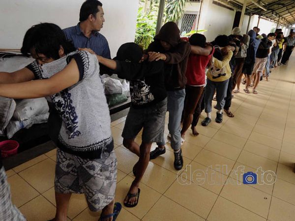 Puluhan Remaja Terjaring Razia Narkoba