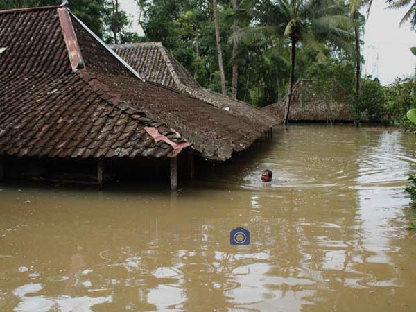 Sungai Bawah Tanah Meluap, Wonogiri Banjir