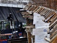 Terhambat Cuaca, Jalan Layang Antasari Keteteran