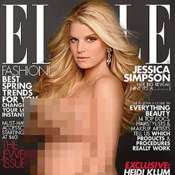 Wow...Hamil, Jessica Simpson Pose Bugil!
