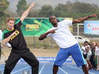 Ketika Pangeran Harry Kalahkan Usain Bolt